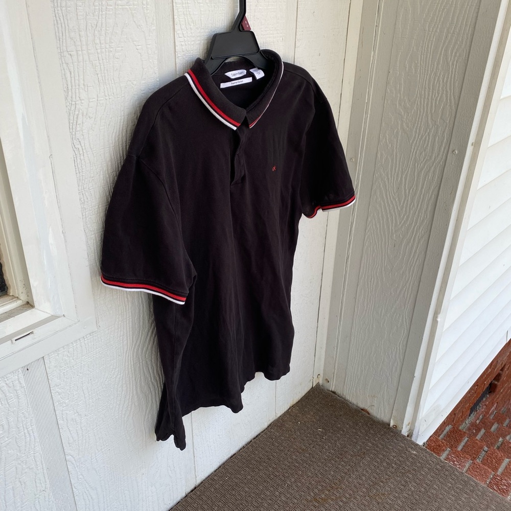 Calvin Klein Men's Vintage Short Sleeve Supima Cotton Polo Size XL